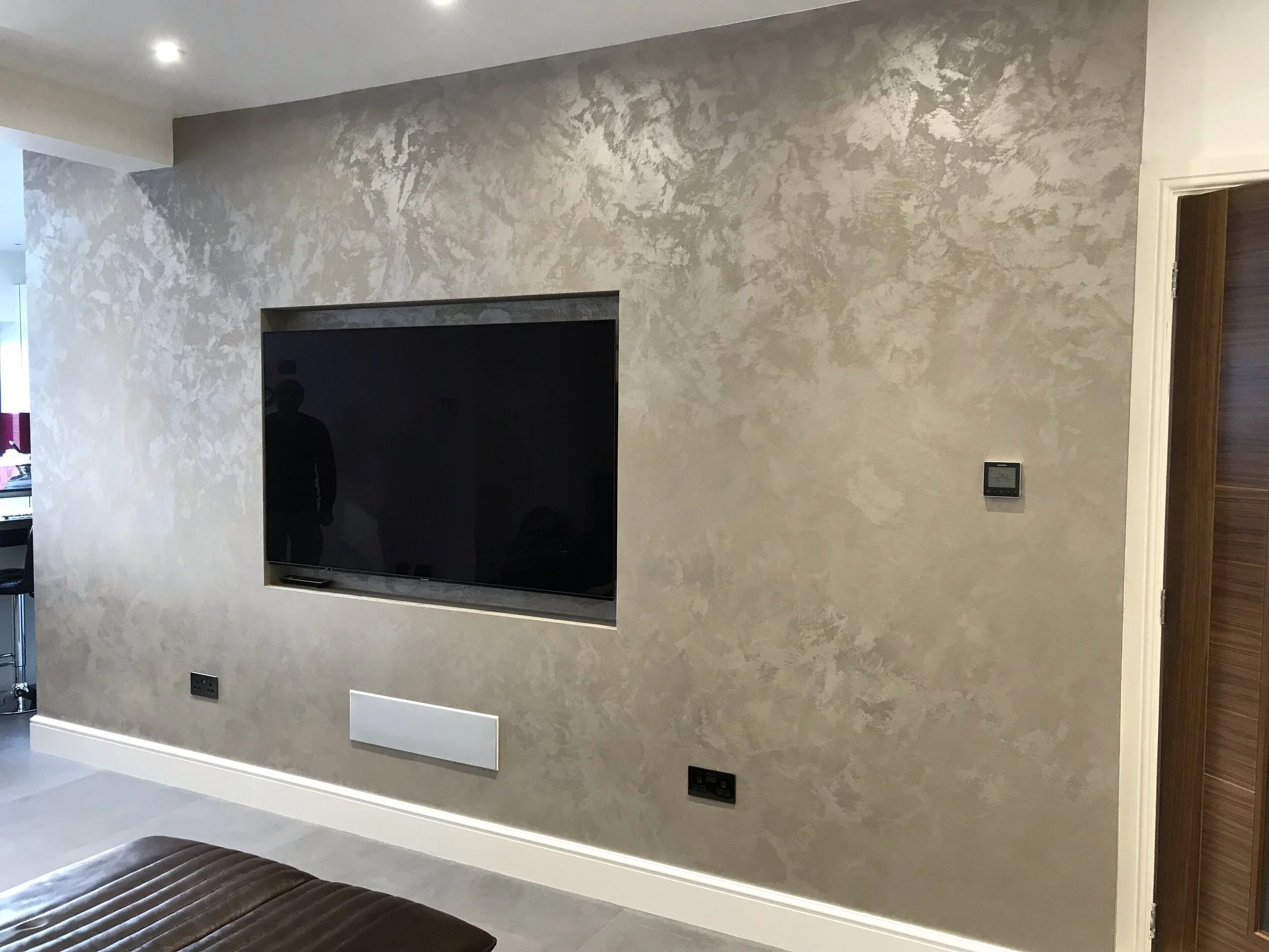 Peintures décoratives à effet de matière