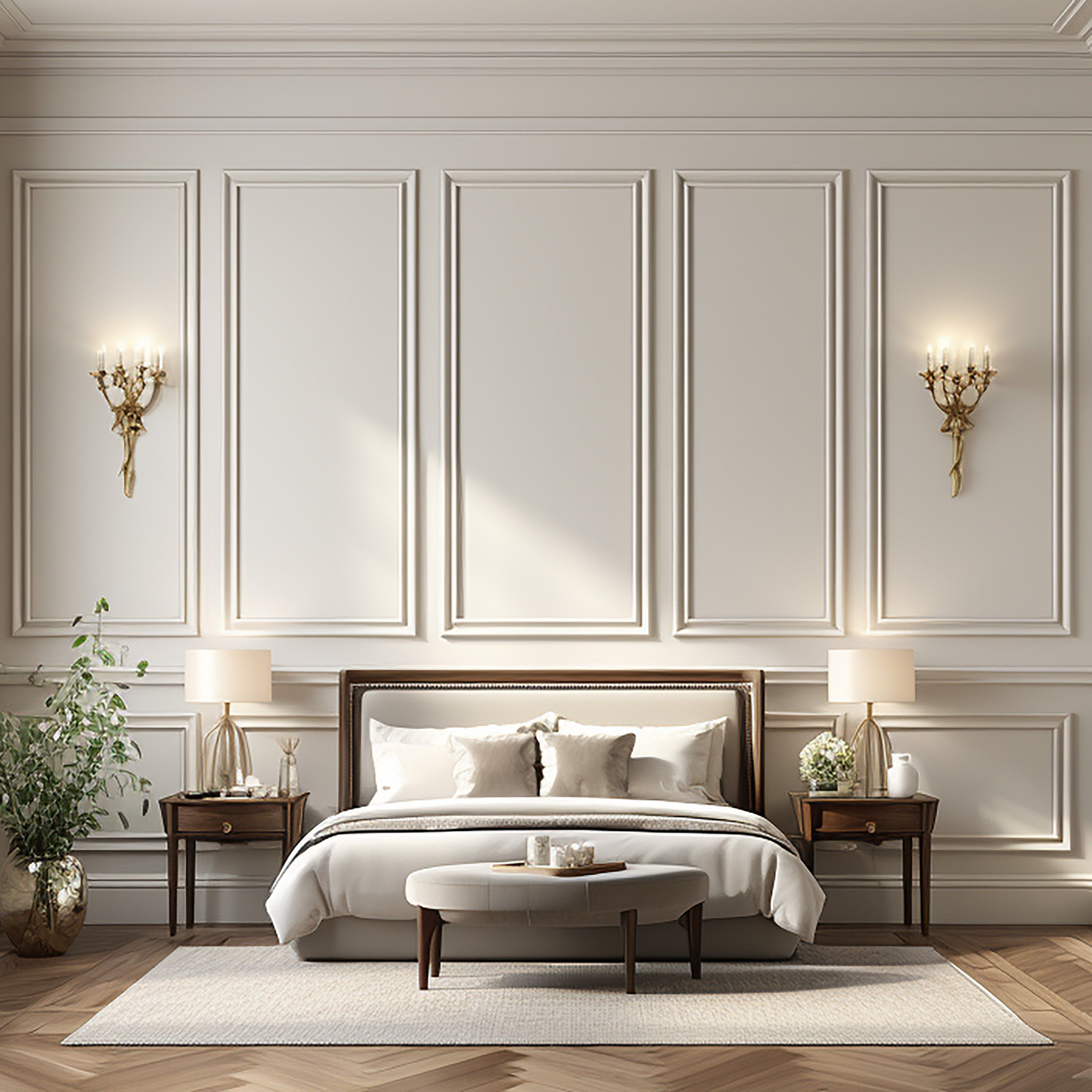 Pose de corniches et moulures décoratives